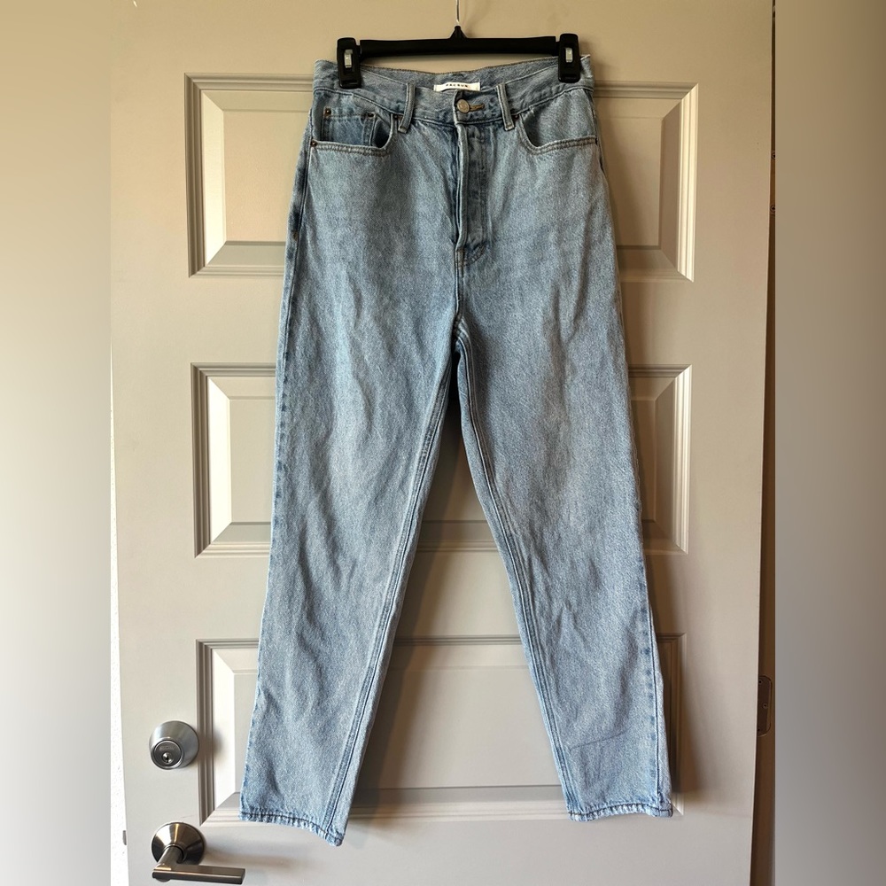 pacsun high rise straight leg jeans